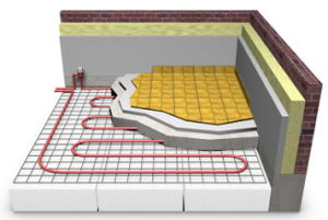 Model of Heated Bathroom Flooring