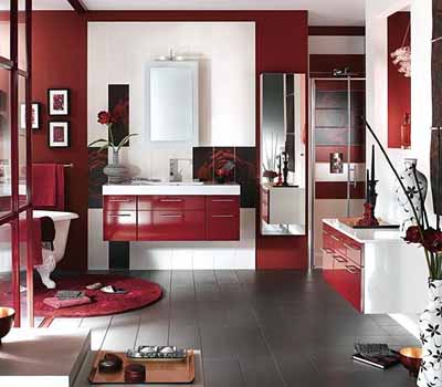 red-wall-paint-matching-contemporary-bathroom-cabinets-northern-virginia-kitchen-bathroom-remodeling-and-renovation